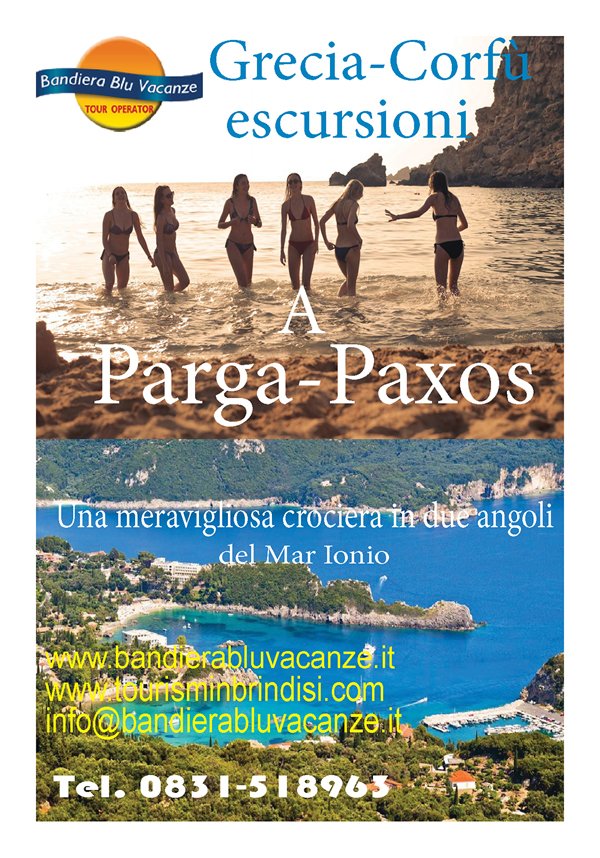 Escursioni Corfu- Parga - Paxos