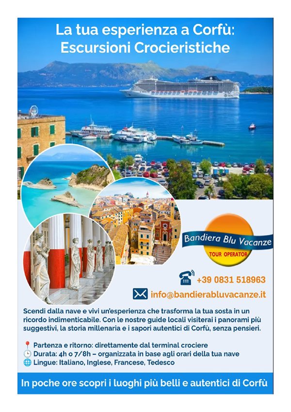 Escursioni Croceristiche Corfu