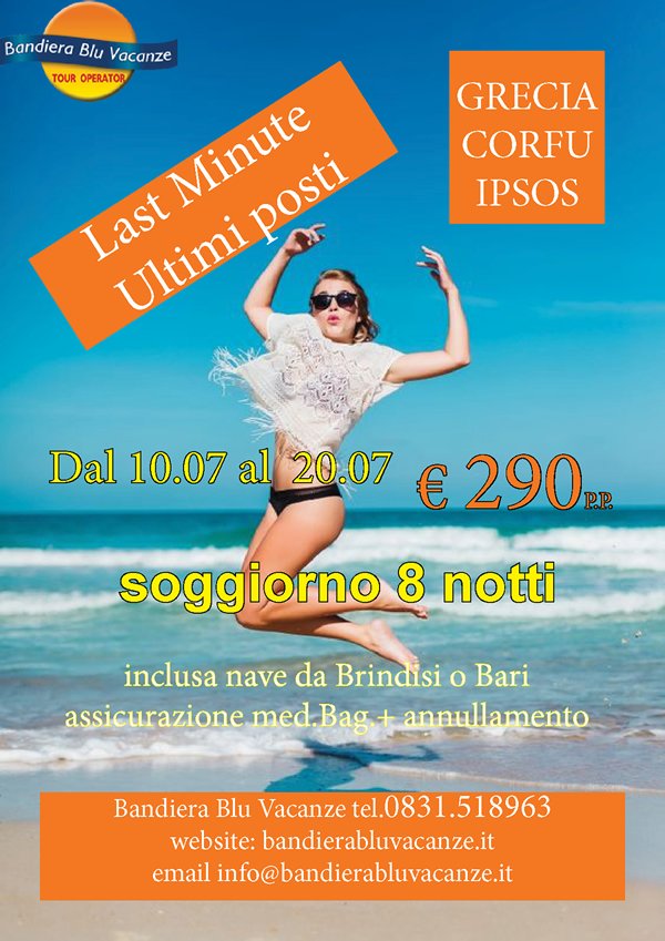 Last Minute ultimi posti Ipsos Corfu