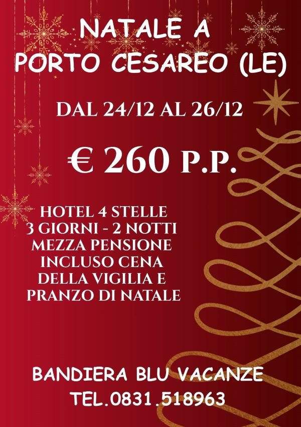 Natale a Porto Cesareo (Le)