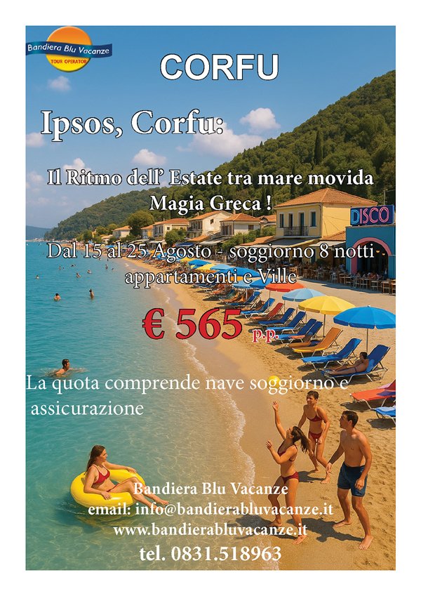 Offertissima Agosto Ipsos Corfu