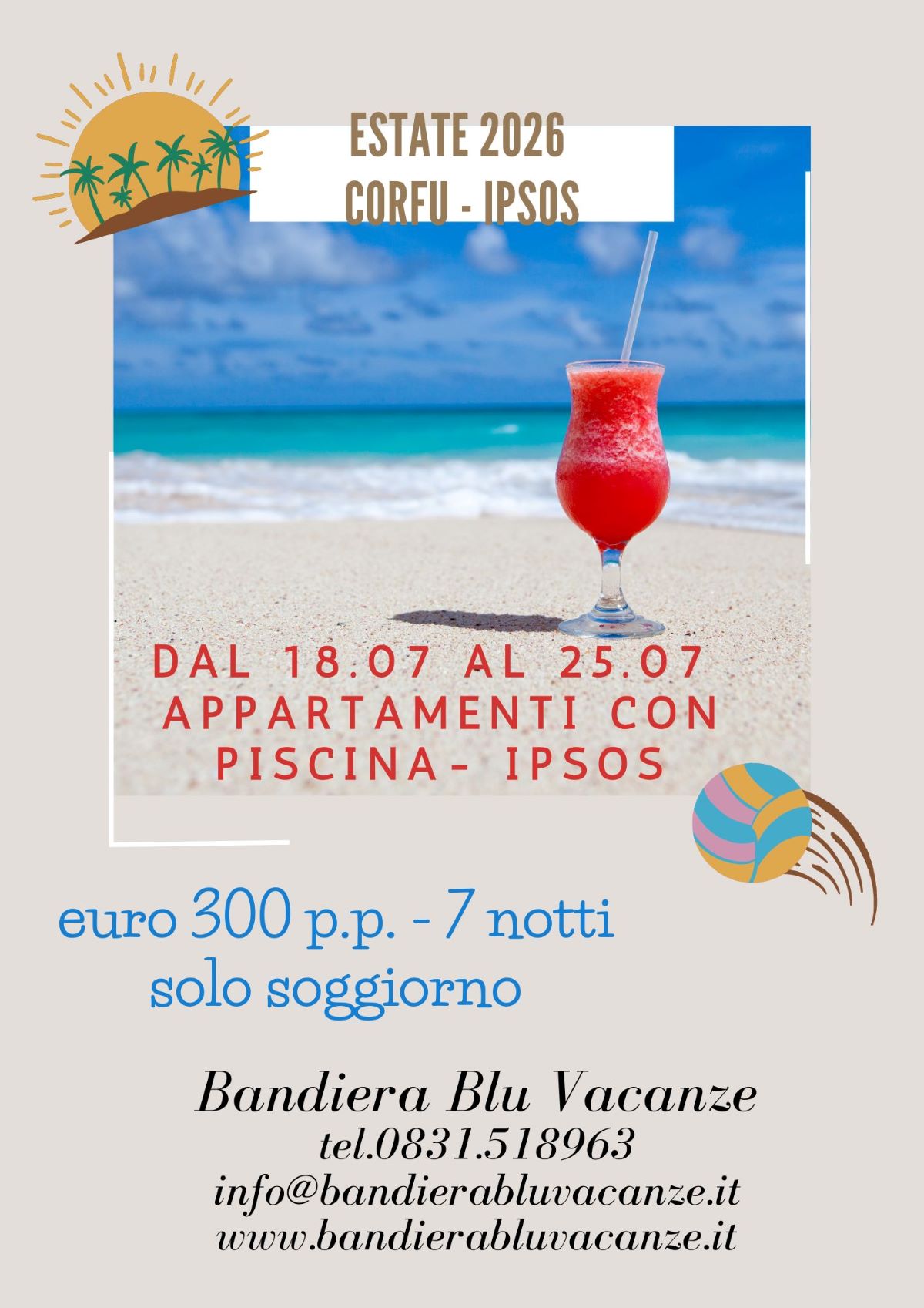 Offerta Luglio Ipsos Corfu